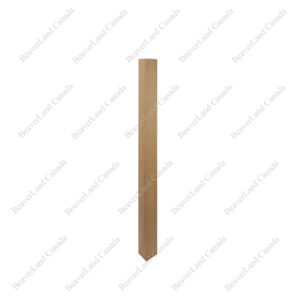 PPE103 3-1/2'' Pillar Plain Square Post Engineered Red Oak Available in 8ft, 10ft