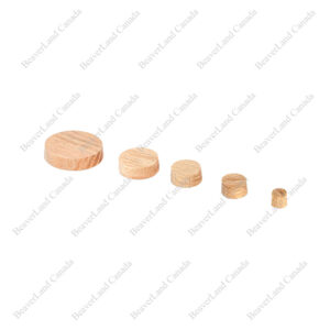 PLG101 Wooden Plugs Red Oak, Available in 3/8'', 1/2'', 5/8'', 3/4'', 1'', 1-1/2'' 1000Pcs/Box