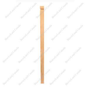 HPM101-1260 Plain 3 1/2”*48” Half Post Red Oak 10Pcs/Pack