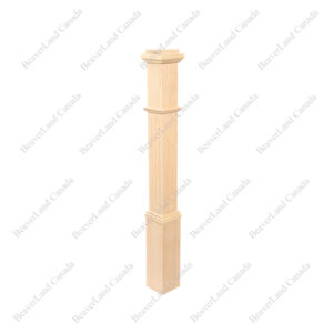 PM102-BN5-48SF Flat Cap 5''*5''*48” Red Oak 40Pcs/Skid