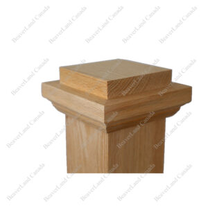 PC303 Post Cap #4 BN Series 3-1/2'' White Oak