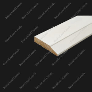DC402-CWS Step Bevel Door Casing Primed White 3-1/2'' (Width) * 11/16'' (Thick), available in 7ft (720Pcs/Skid), 8ft (504Pcs/Skid) 6Pcs/Pack