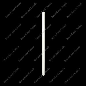 WP401-F1-33 1-1/4'' Fluted Painted White, available in 36'', 39, 42'' 40Pcs/Box