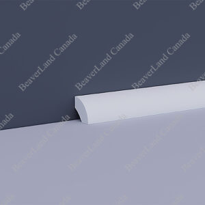 QR501 Flexible Quarterround White 3/4” (Sell By Feet, 40ft/roll)