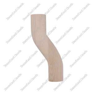 F102-HD3LS S Shape 3'' Left Red Oak 12Pcs/Box
