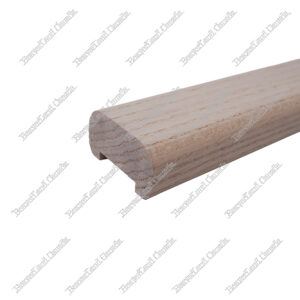 H101-HE Grooved (1-3/4'') Handrail 3'' (Width) * 1-5/8 (Thick) Red Oak 2Pcs/Pack