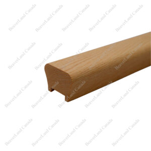 H101-HG Grooved (1-1/4'') Handrail 2-1/2'' (Width) * 1-25/32'' Red Oak 2Pcs/Pack