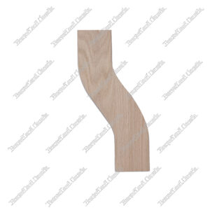 F102-HS2#6LS S Shape 6'' Left Red Oak 12Pcs/Box
