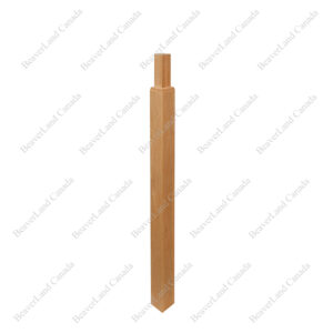 NMST101-1260 Pin-Top Newel Post (Square Head) 2 3/4”*2 3/4”*44” Red Oak 4Pcs/Box