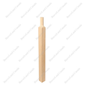 NMRT101-1269 Pin-Top Newel Post (Round Post) 2 3/4”*2 3/4”*44” Red Oak 4Pcs/Box