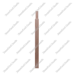 NMST101-1264 Pin-Top Newel Post (Square Head) 2 3/4''*2 3/4''*44'' Red Oak 4Pcs/Box