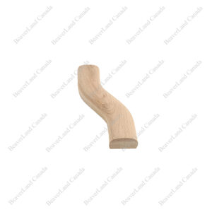 F102-HF3LS S Shape 3'' Left Red Oak 12Pcs/Box