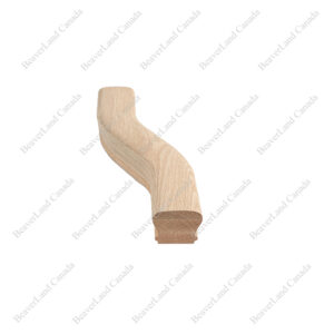 F102-HK3LS S Shape 3'' Left Red Oak 12Pcs/Box