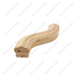 F103-HA3RS S Shape 3'' Right Red Oak 12Pcs/Box