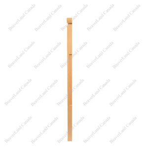 HPM101-1265 Plain 3 1/2”*48” Half Post Red Oak 10Pcs/Pack