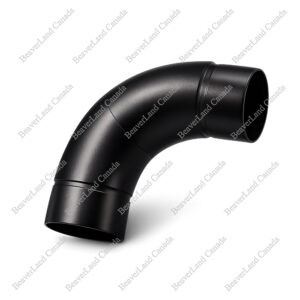 CHF103 Metal Curve Elbow  2'' Diameter Satin Black